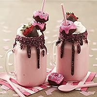 Vista 4 de Wilton Azúcar espumoso rosa, chispas brillantes para decorar pasteles, cupcakes, galletas y postres, cristales de azúcar rosa comestibles