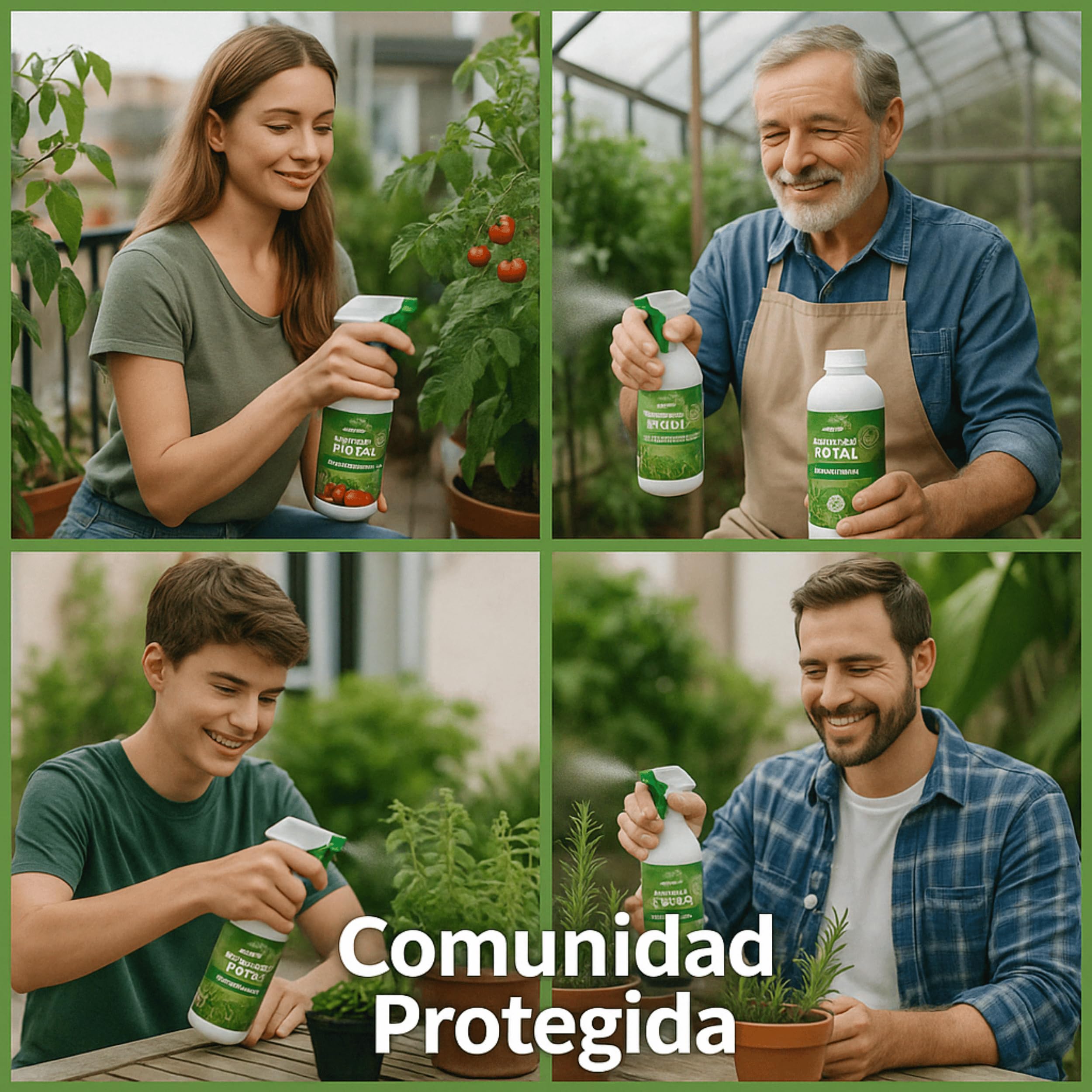 FERTIBONO PROTECCION TOTAL Jabón Potásico y Aceite de Neem – Cuidado Natural 100% para Plantas | 5L | Fortalece, Limpia y Equilibra | Ideal para Huertos y Jardines Ecológicos