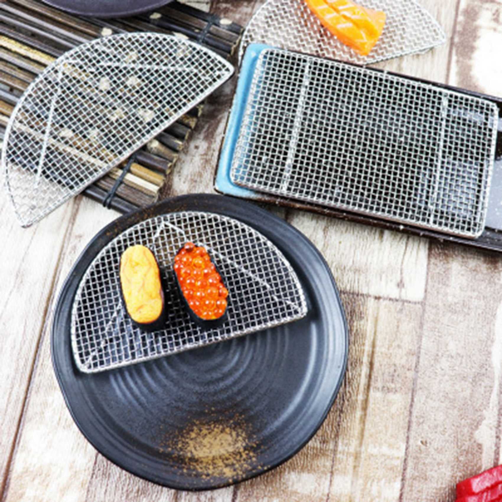 20X Smażona Tempura Netto Grill Ze Stali Nierdzewnej Hamburger Smażony Kurczak Siatka na Tłuszcz Kuchnia JapońSka ŁUpek Wieprzowy Rack A
