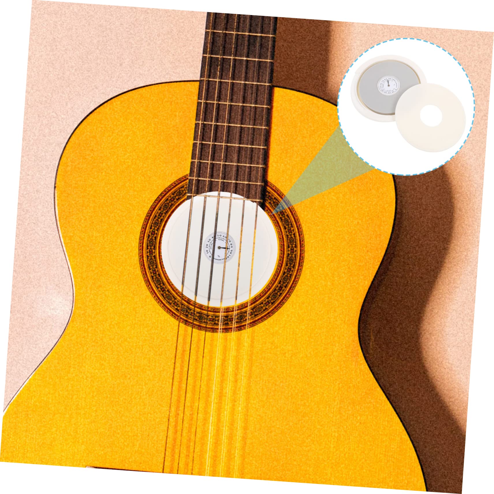 VICASKY 4 Piezas Humidificadores De Guitarra Soundhole Medidor De Humedad Interior Deshumidificador De Guitarra Humidificador De Guitarra Acustica Abdominales