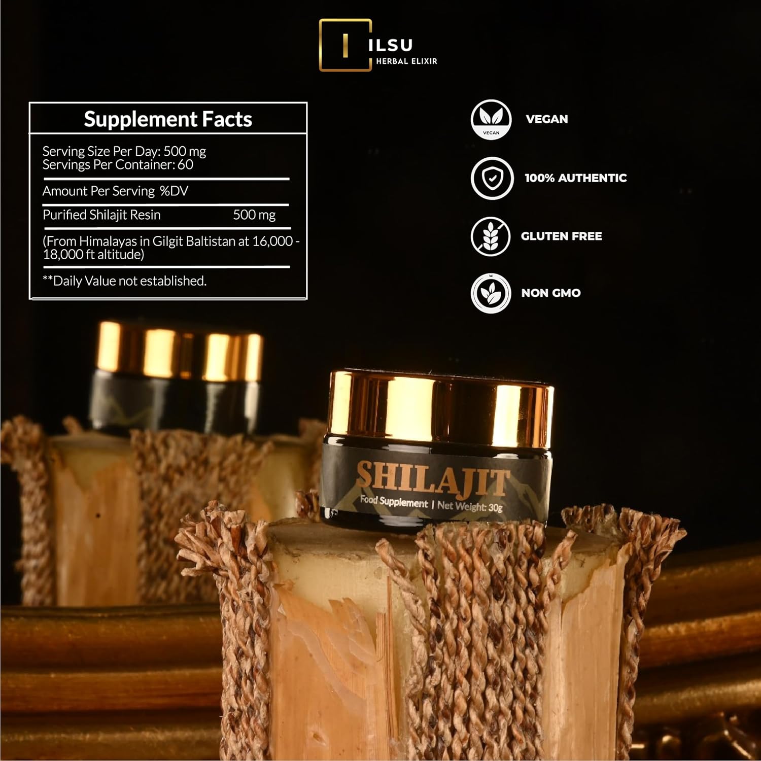 Shilajit | Pure Organic Himalayan Shilajit Resin | Authentic Premium Quality for Men and Women | Maximum Potency with Trace Minerals, Fulvic and Humic Acids | Unflavored 30g - Image 7