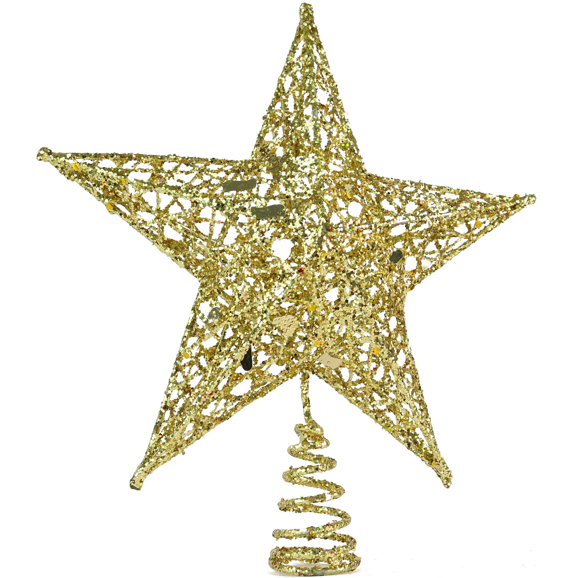 Felt Star Tree Topper, Gold Star Burst Tree Topper Large, Felt
