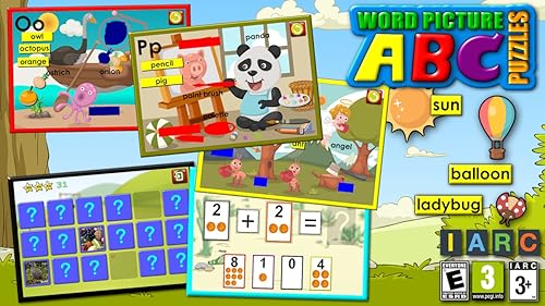 Palavra pré-escolar ABC e quebra-cabeças de imagens - ensina leitura do site e o phonics letra de al