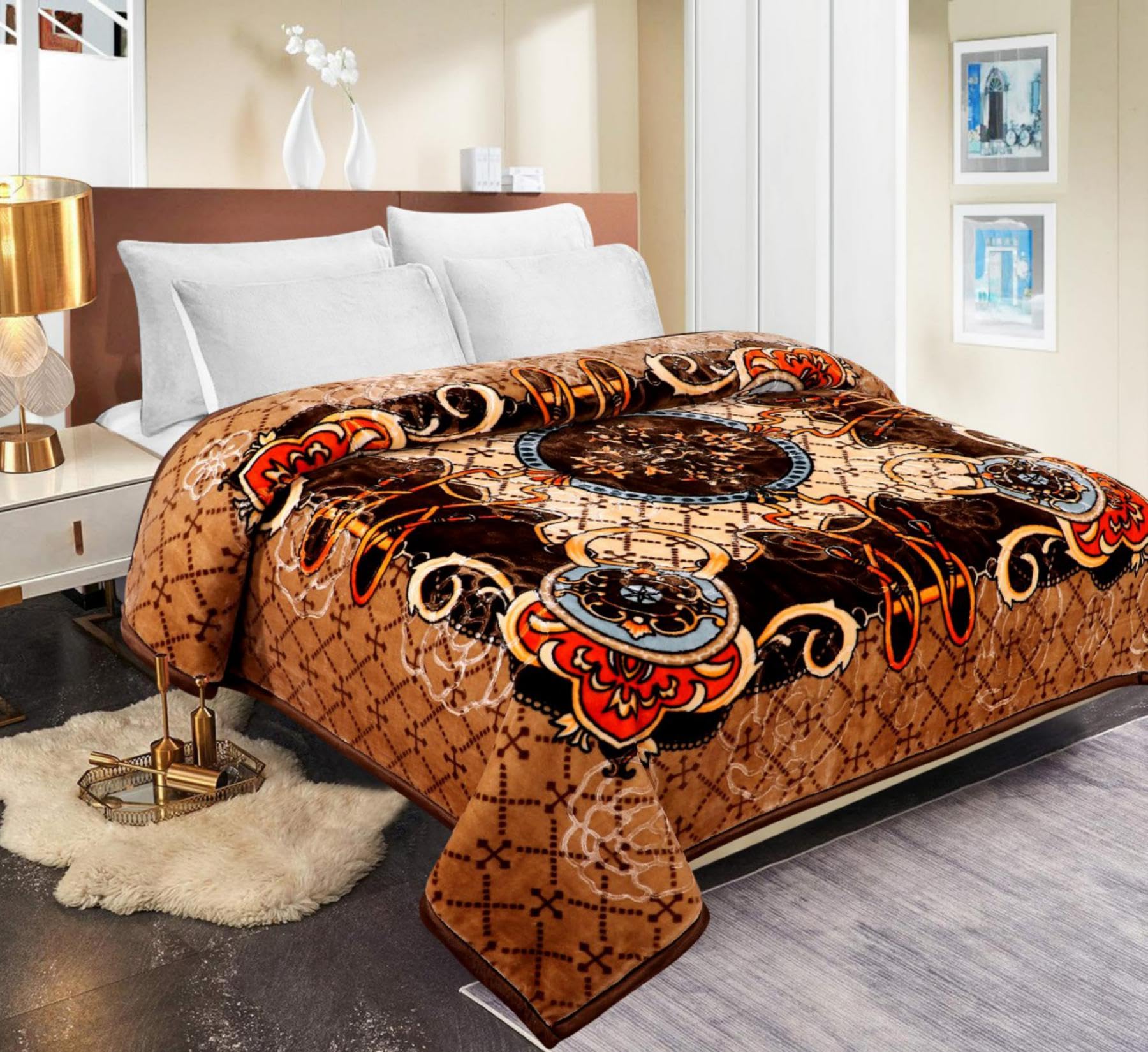 Buy Ultra Soft Luxurious Embossed Very Warm Mink Double Bed