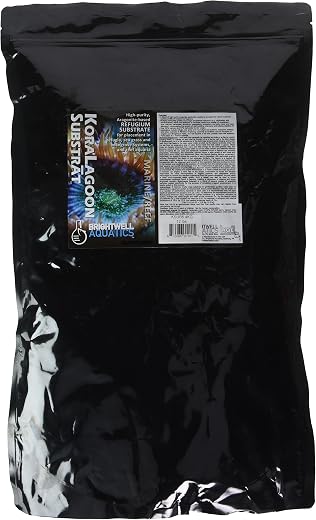 Brightwell Aquatics 12 lb. KoraLagoon Substrat Aragonite Refugium Substrate, 5.4 kg