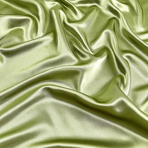 Juego de sábanas de seda satinada de 4 piezas, funda de almohada suave y duradera, sábana encimera y sábana bajera con 19 bolsillos profundos, juego