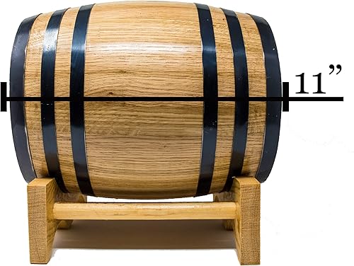 Miniatura 9 de Barriles de envejecimiento de roble blanco americano grabado personalizado (1 litro) - Barriles de madera nuevos para el envejecimiento de whisky,