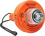 Sirius Signal C-1003 SOS LED Flare Electronic Visual Distress Signal Kit with Daytime Distress Flag and Whistle - CG Approved White SOS Signal