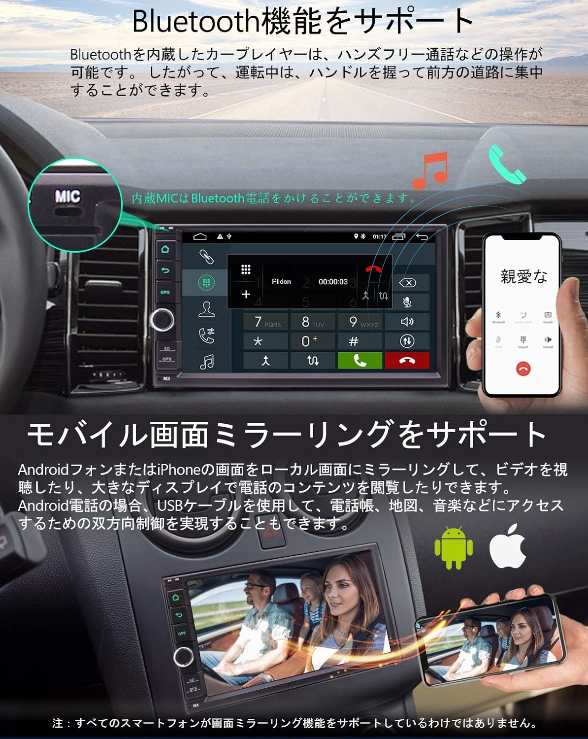 Amazon Android 10 0 カーナビ 2din オーディオ Bluetooth カーステレオ アンドロイド 7インチ タッチパネル インダッシュ カーラジオ Gps 車載pc サイバーナビ サポート Usb Wifi Fm Am フルセグ ミラーリンクステアリングホイールコントロール Obd2 Sd 無料のリモコン