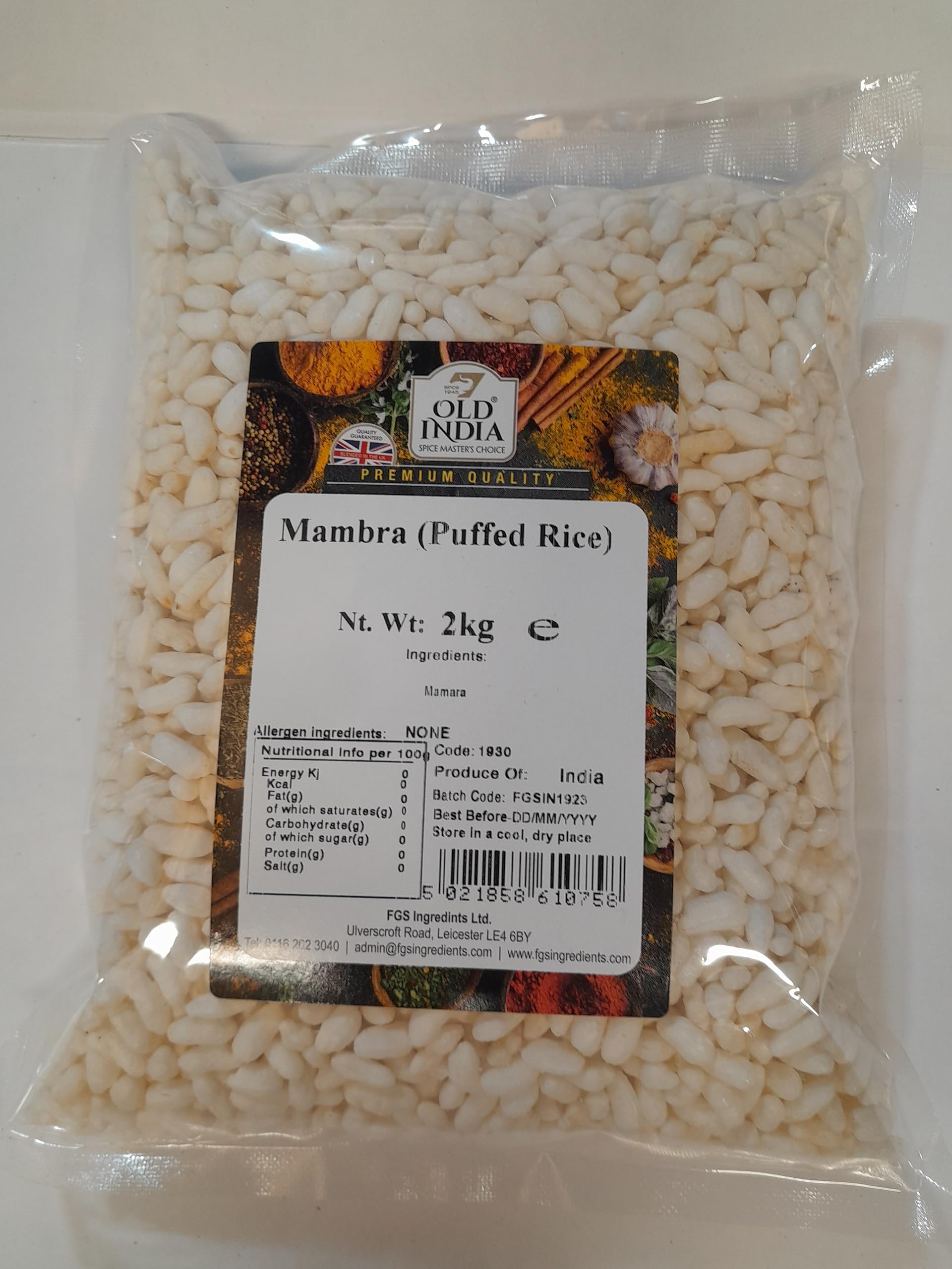 Old India Mambra (Puffed Rice) 2kg