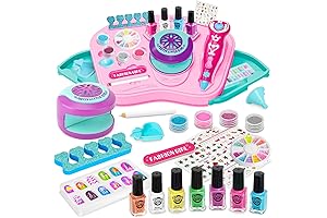 BATTOP Kids Nail Salon Kit: Transform Your Little Princess into a Nail Artist