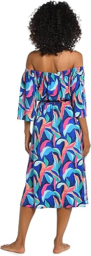 Miniatura 2 de La Blanca Vestido midi para cubrir el traje de baño para mujer