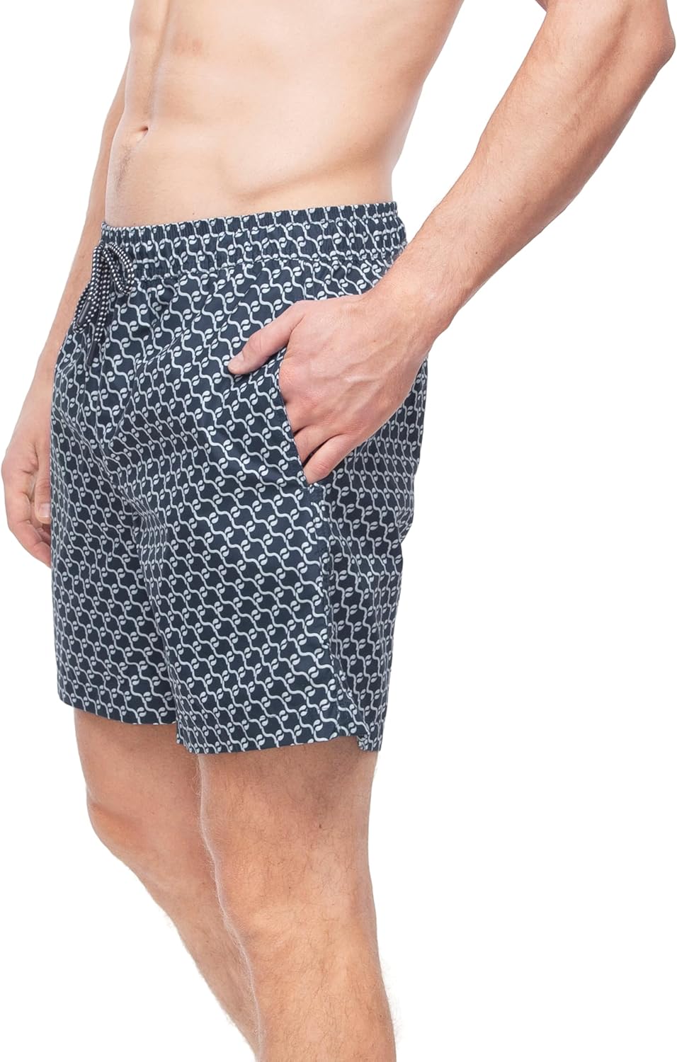 Rokka&Rolla Men's Swim Trunks with Compression Liner 7" Bathing Suit Quick Dry Board Shorts