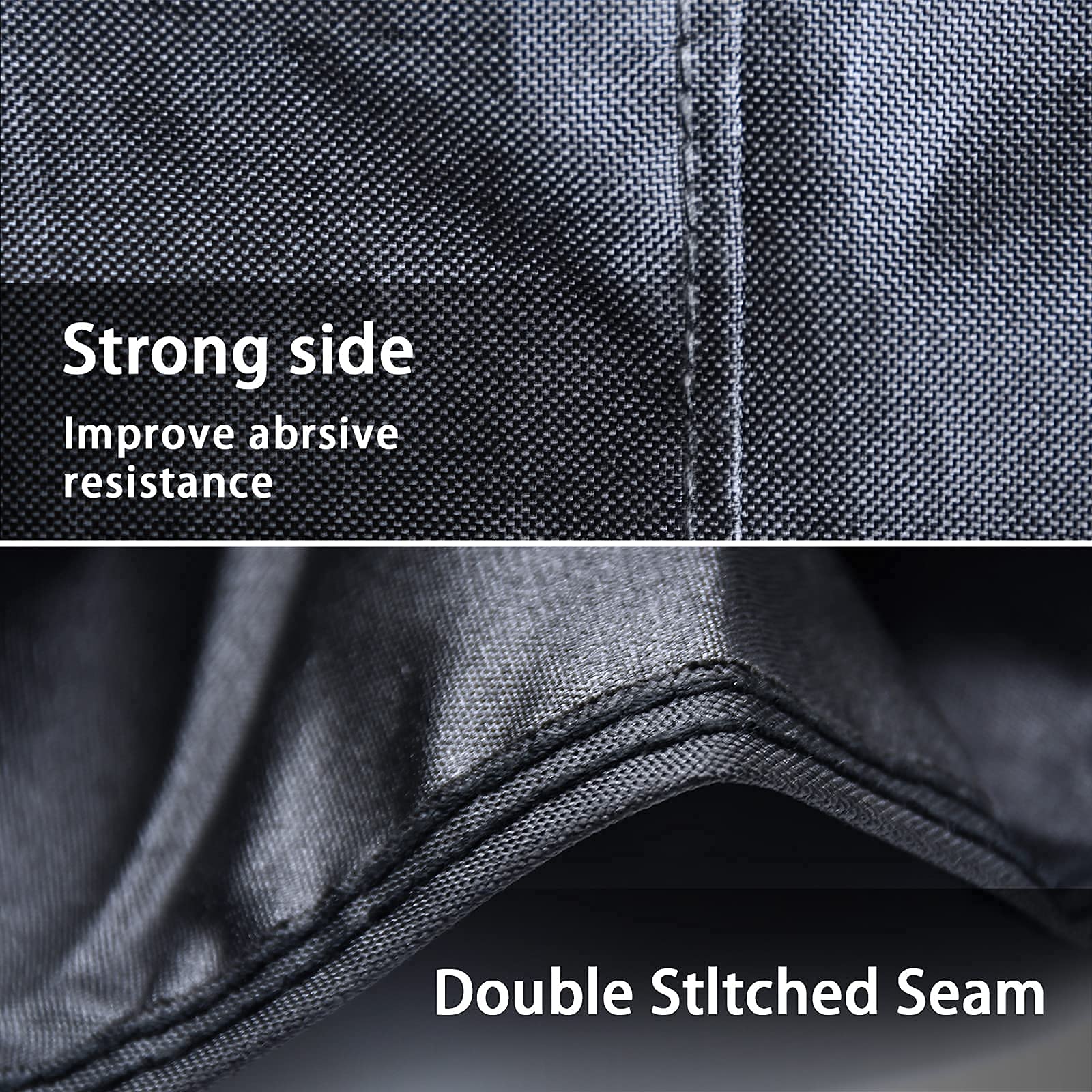 vchin 75 Inch Grill Cover, Heavy Duty Waterproof Barbecue Gas Grill Cover, Fits Grills of Weber Summit 600, Char-Broil Nexgrill Brinkmann and More, Windproof BBQ Cover.