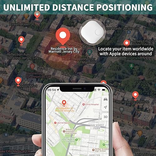 Miniatura 4 de Buscador de llaves, buscador de artículos funciona con Apple Find My (solo iOS), rastreador Bluetooth con llavero, batería reemplazable, protección