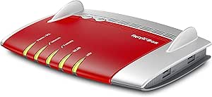 AVM FRITZ!Box 7490 WLAN AC + N Router (VDSL/ADSL, 1.300 Mbit/s (5 GHz), 450 Mbit/s (2,4 GHz), WLAN Mesh, DECT-Basis, Media Server, geeignet für Deutschland)