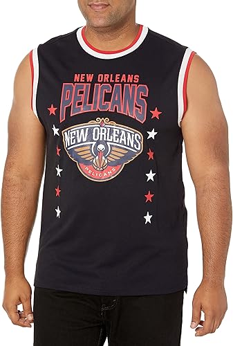 Miniatura 32 de Ultra Game Men's NBA Official Super Soft Jersey Tank Top Muscle T-Shirt Negro 23,Color del equipo,Color del equipo 2,Negro