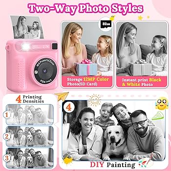 クリアファイル camera-mama Amazon.com: Kids Camera Instant Print - Christmas Birthday
