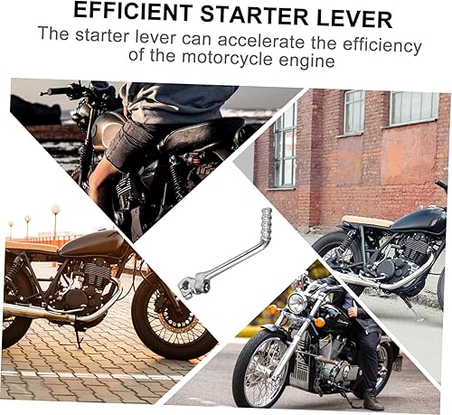 Miniatura 2 de BESPORTBLE Palanca de arranque para motocicleta, palanca de arranque de motocicleta, palanca de control de pie de motocicleta, palanca de control de