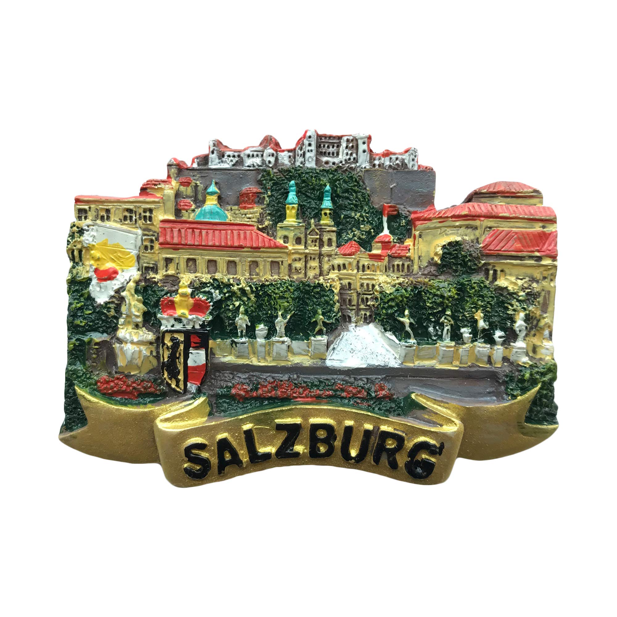 Wedarego Salzburg Austria 3D Refrigerator Magnet, Tourist Souvenirs,Tourist Attraction Fridge Magnet,Creative Home And Kitchen Decoration