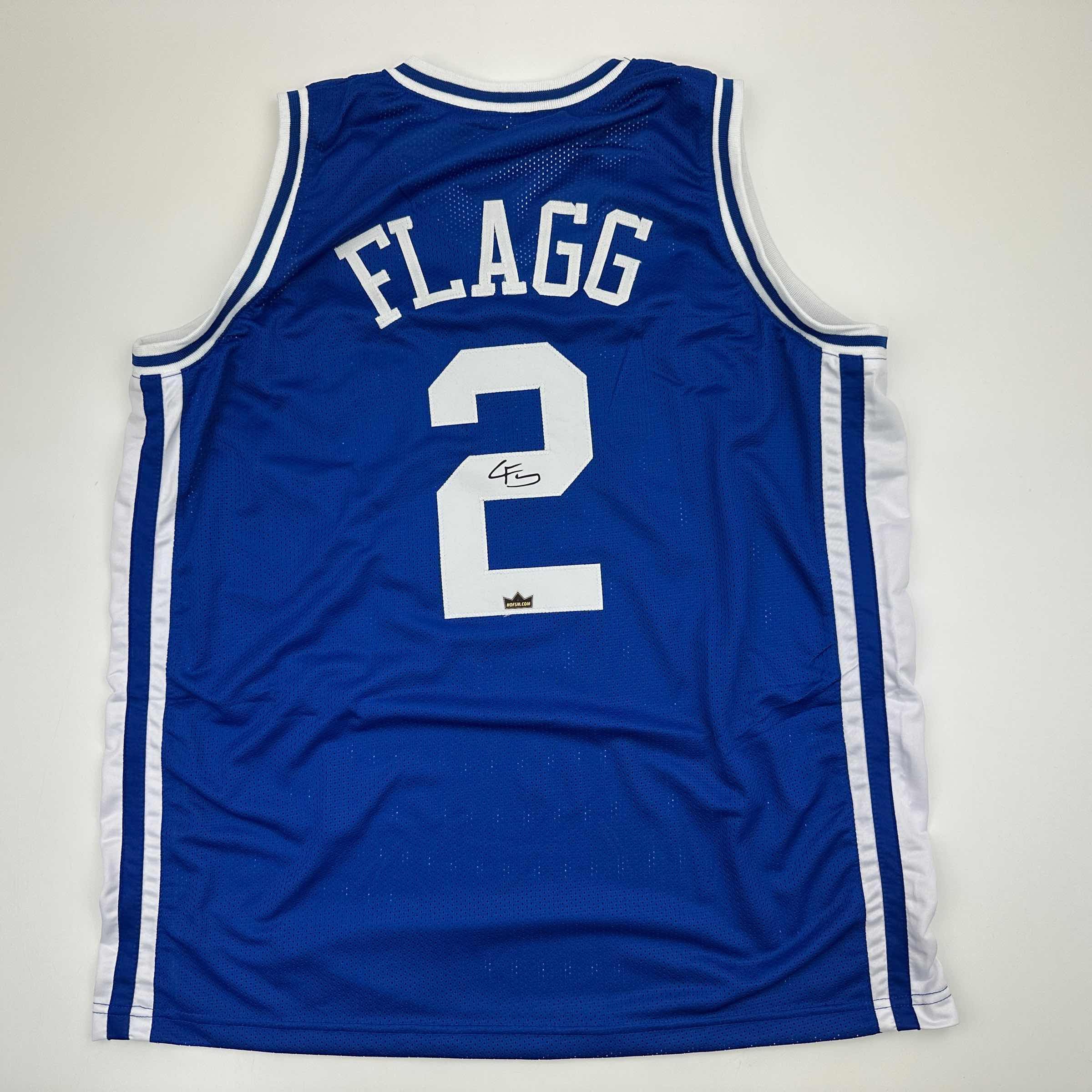 Facsimile Autographed Cooper Flagg Duke Blue Reprint Laser Auto 