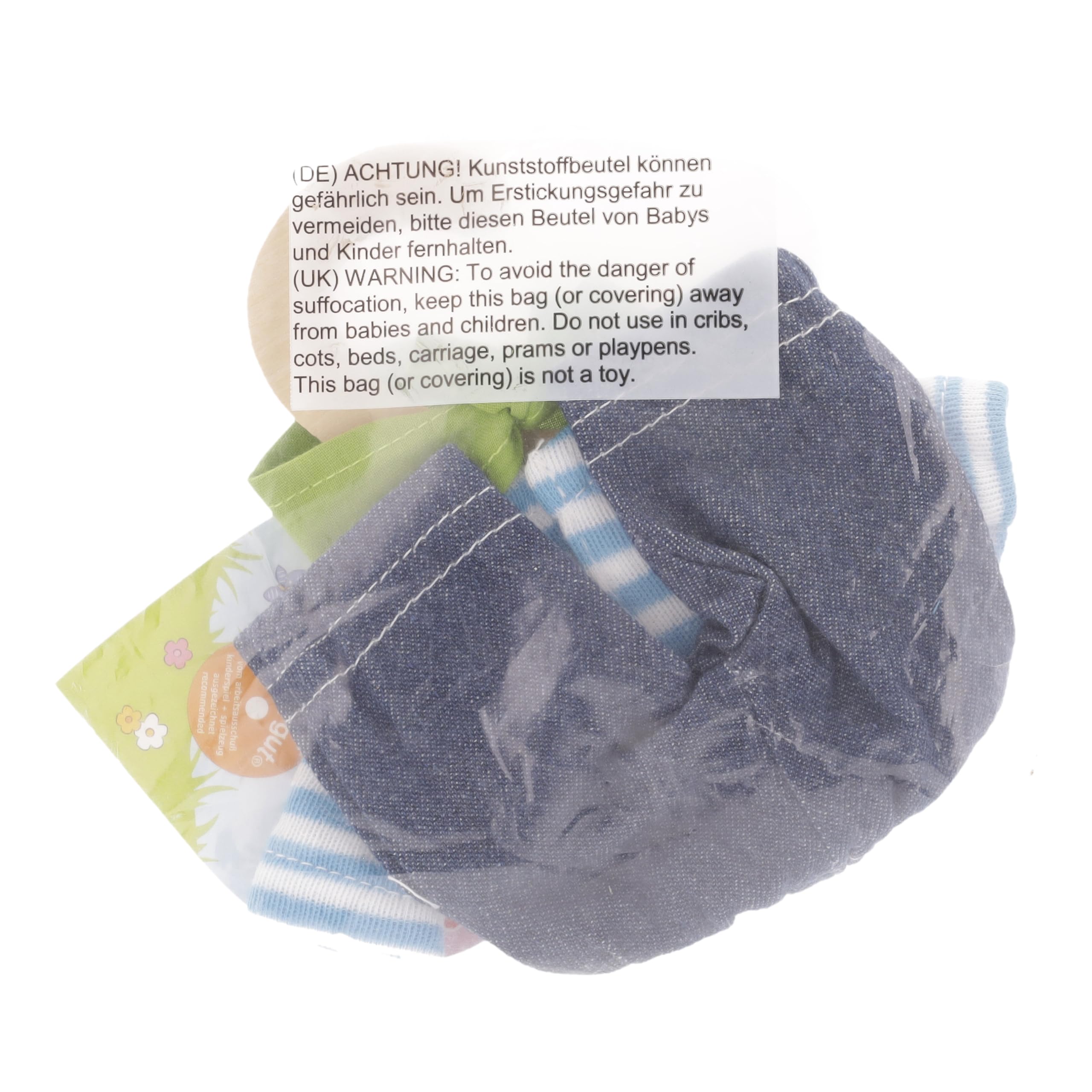 Jeans Et Chemise Rayée Heless Pour Poupée 20-25cm - Vêtement Poupée Allemand - Sur Cintre