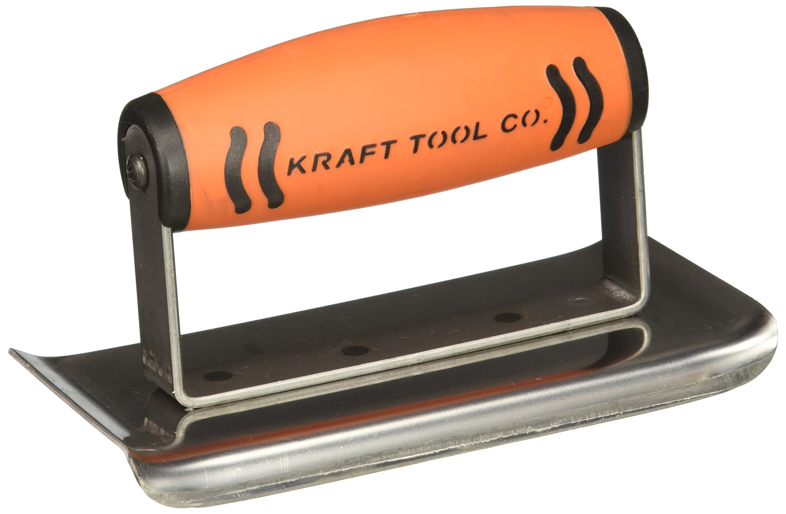 Kraft Tool CF141PF 1/4-Inch Radius Curved End Edger with ProForm Handle, 6 x 3-Inch