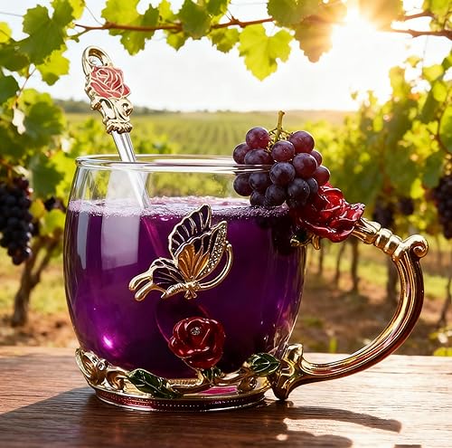 Miniatura 4 de Regalos navideños para mujeres, mamá, regalos perfectos para Navidad, Día de San Valentín, taza de café esmaltada de vidrio, regalos de cumpleaños