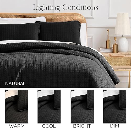 Vista 151 de Southshore Fine Living, Inc. - Juego de edredón de microfibra cepillada suave, cubrecama resistente a manchas y pelo de mascotas, con funda de 02