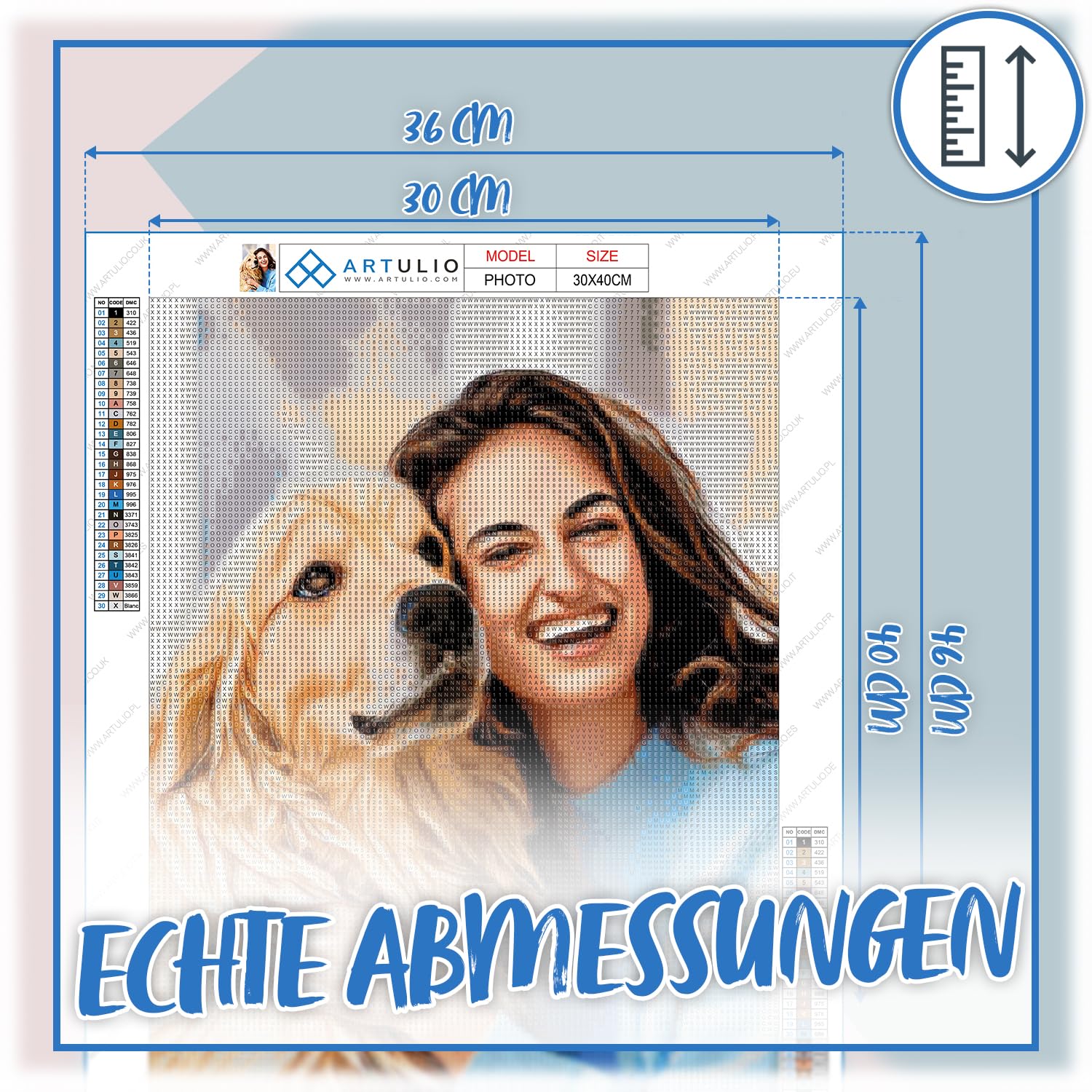 Een diamond painting eigen foto: een uniek schilderij van een bijzondere gebeurtenis