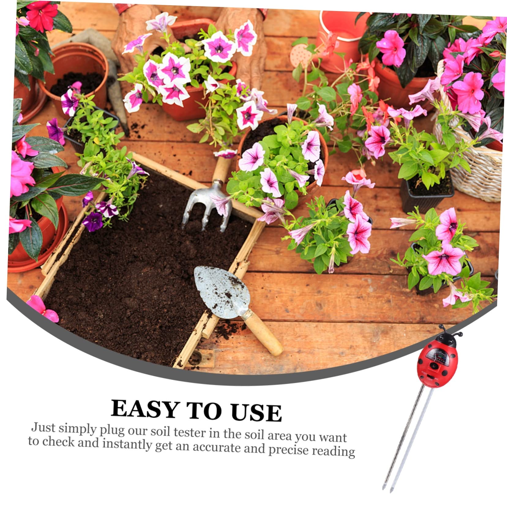 Toddmomy 3pezzi Tester Del Multifunzionale Misuratore Ph Umidità Giardinaggio Adatto Per Ed Facile Usare e