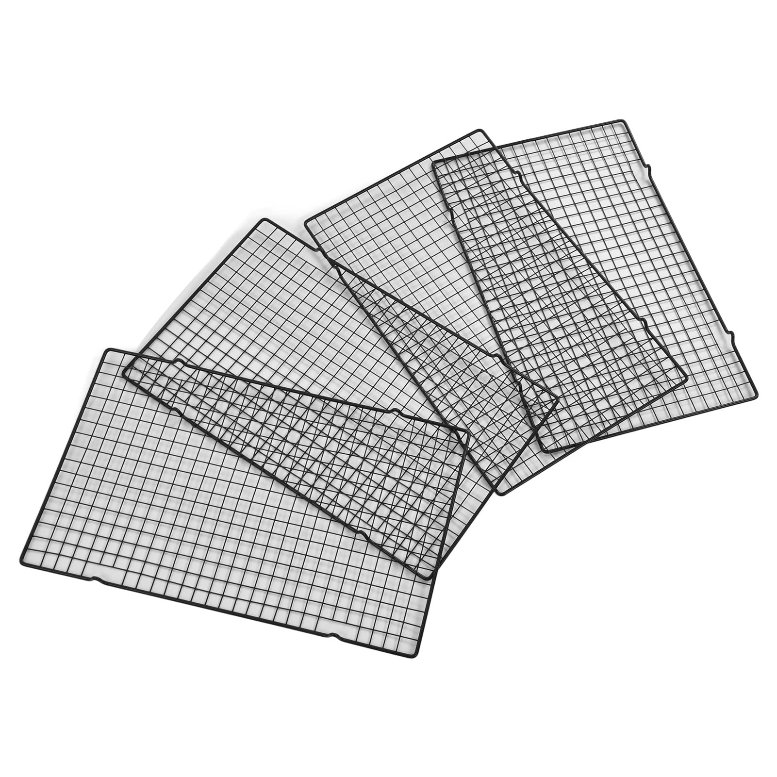 Support de refroidissement en acier inoxydable pour cuisson et barbecue, lot de 4 pièces