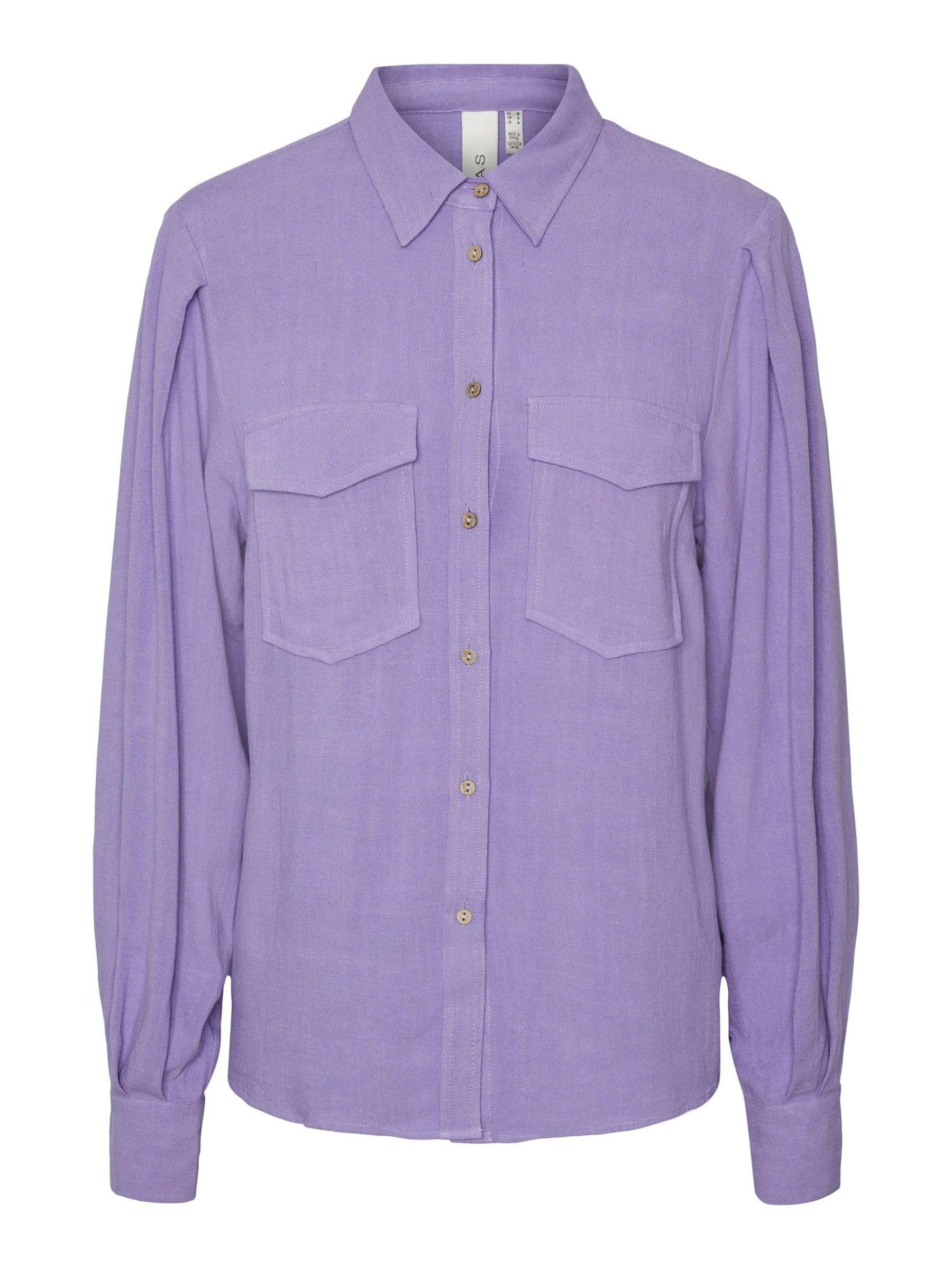Yas Women's Bougainvillea Y.a.s Yasviggi Ls Shirt Noos Blouse, S