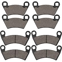 Front and Rear Brake Pads for Polaris Ranger 500 570 700 800 900 RZR 800 900 XP Ranger 700 800 900 XP Crew Diesel XP EV EFI Sportsman ACE 2008-2020