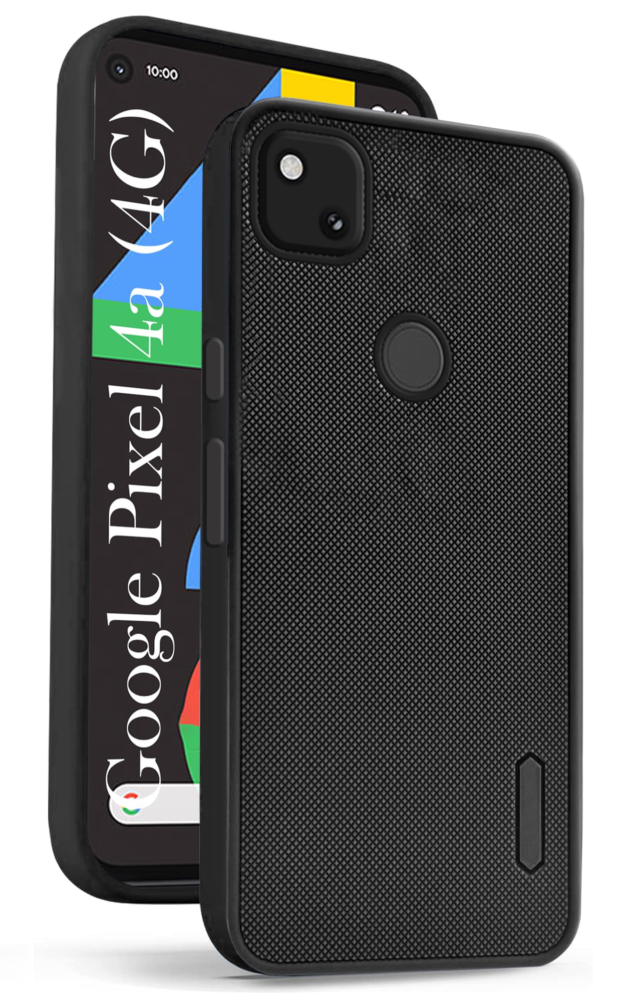 Jkobi Back Cover Case for Google Pixel 4a 4G (Textured Grip Design | Camera Protection | Slim and Light Weight | Soft Touch and Feel | Black) (B0D1BZLVMR) Amazon Price History, Amazon Price Tracker