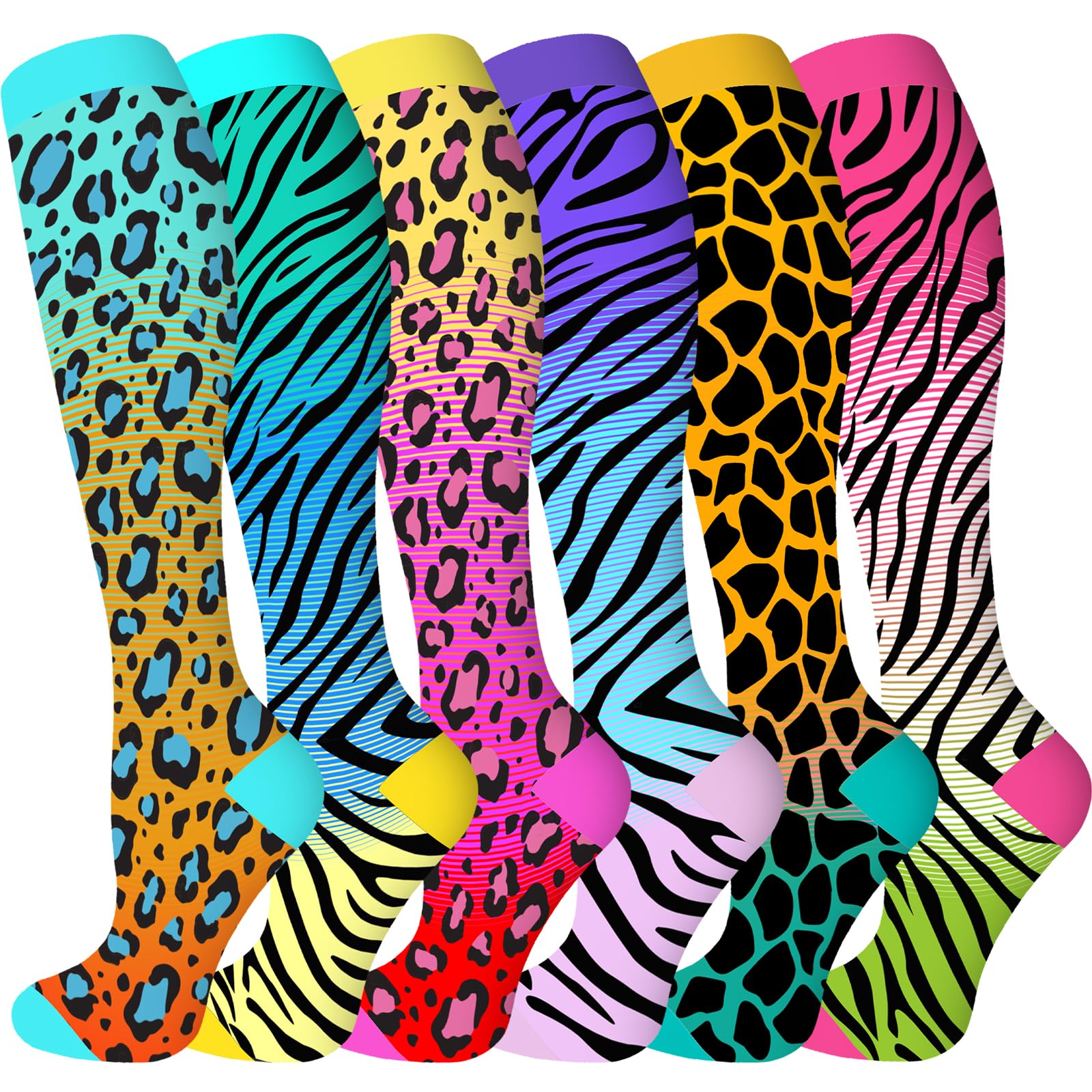 bropite Compression Socks for Women & Men Circulation-Support Knee High Socks 20-30 mmhg-Best for Running,Medical,Nurse,Travel