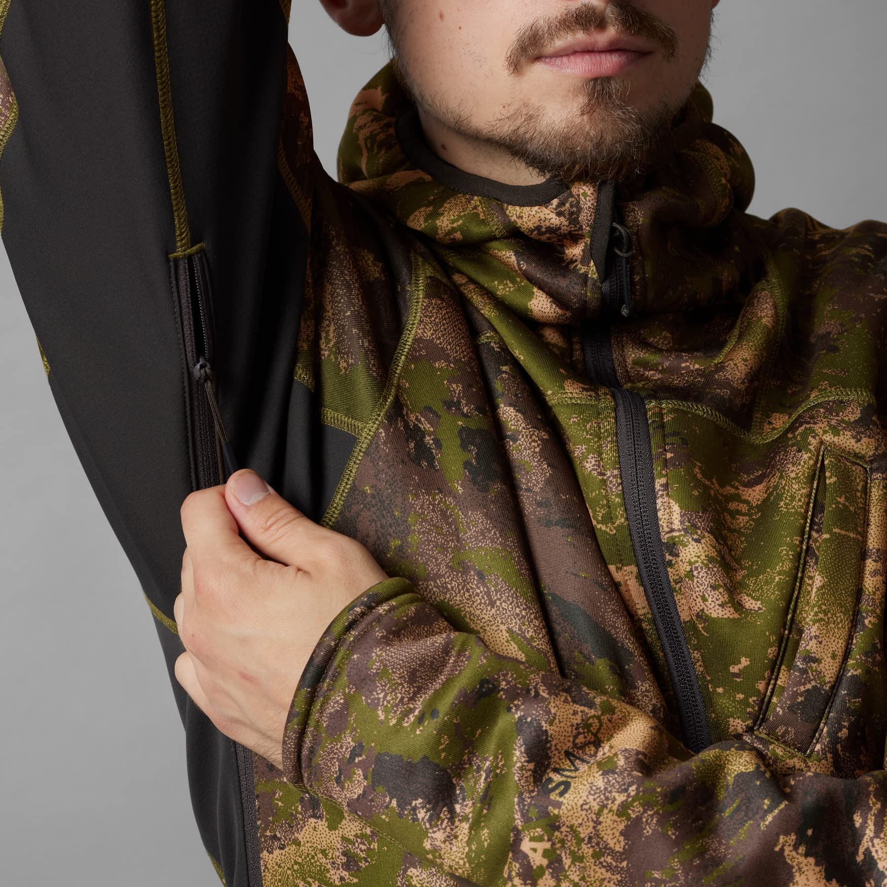 Härkila | Deer Stalker camo fleece hoodie | Professionelle Jagd Kleidung & Jagd Zubehör für Herren & Damen | Skandinavische Qualität Made to Last |
