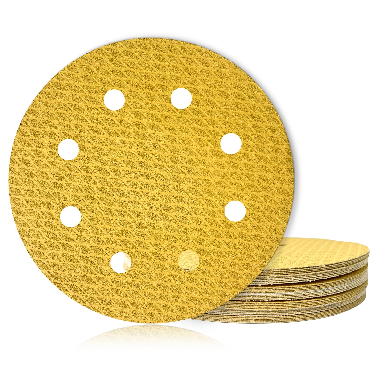 GEOGIEEW 15Stk 225mm Klett Schleifpapier, Exzenter Schleifsc
