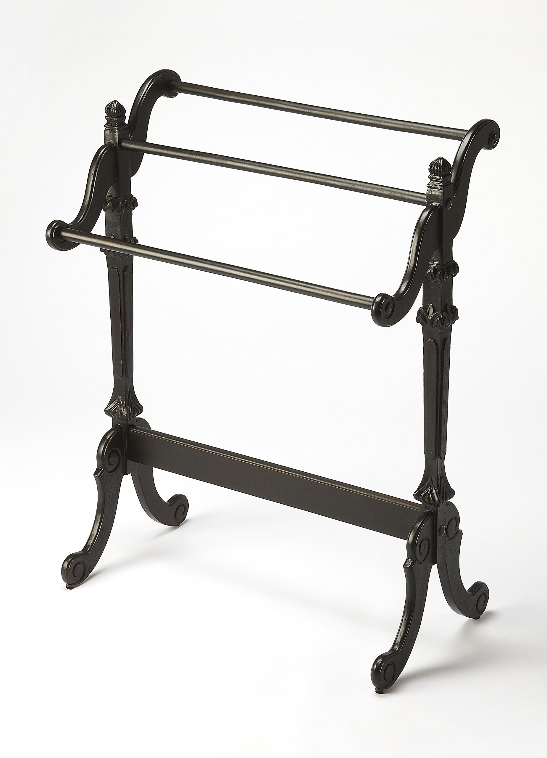 Butler Specialty Masterpiece Newhouse Blanket Stand in Black Licorice