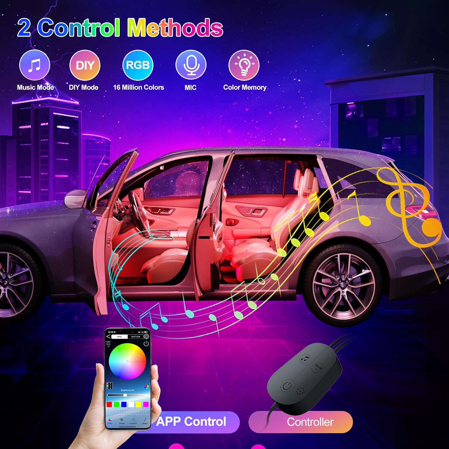 YiLaie LED Auto Interni immagine 2