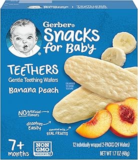Teethers, Banana Peach, 1.7 oz, 12 count Box