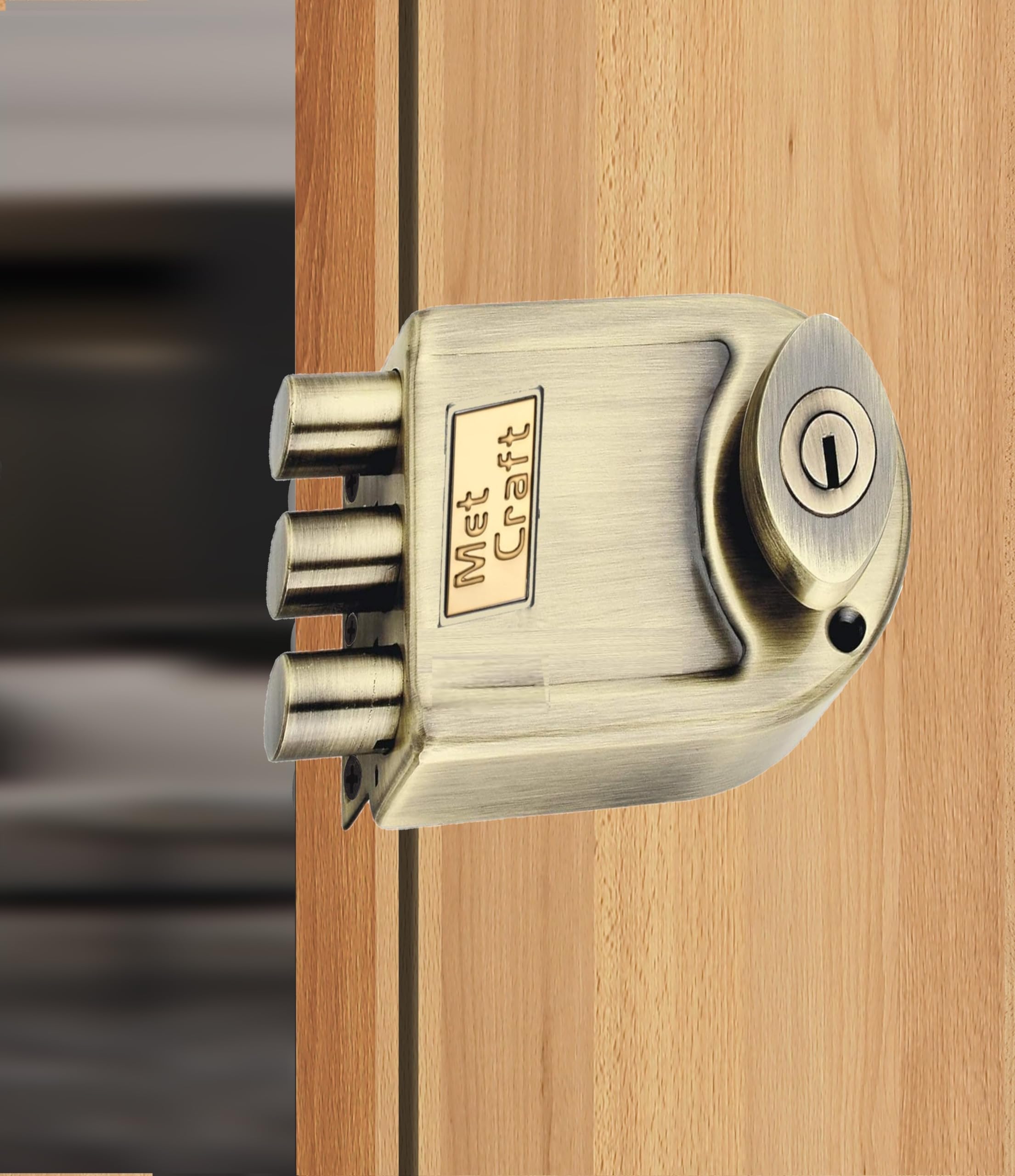 MCAH-501-OSK-AB Combination Main Door Lock (Brown, Glossy Finish) — Amazon image 9