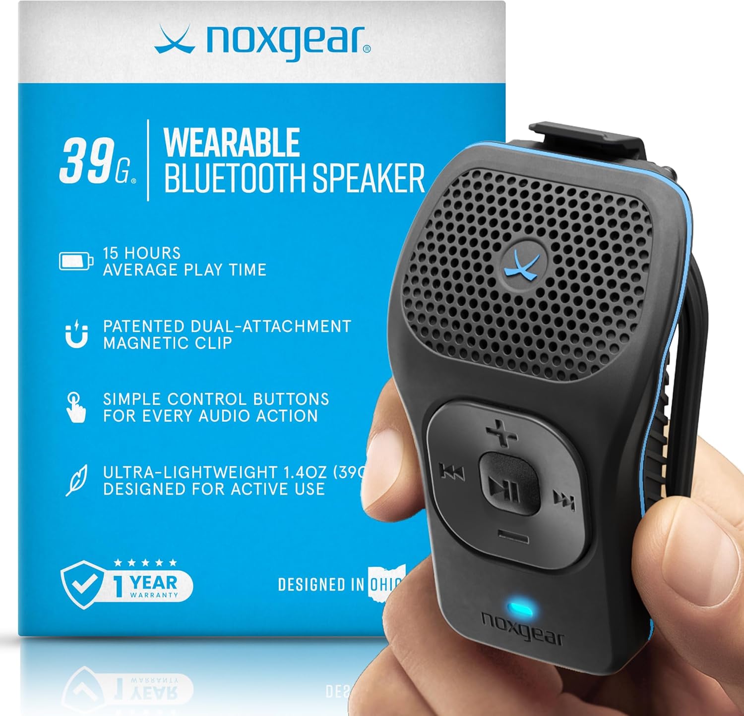 Unleash Your Sound: The Noxgear 39g Wearable Bluetooth Speaker Review