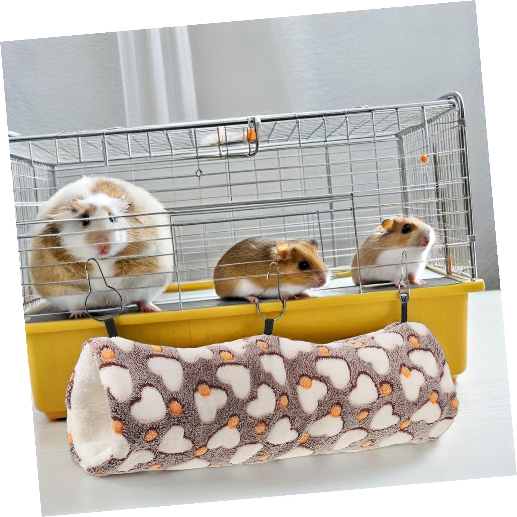 BESPORTBLE 3pezzi Nido Caldo Per Criceti Cucce Per Piccoli Animali Nascondiglio Per Criceti Capanna Calda Per Rifugio Decorativo Per Cincillà Amaca Per Topi Accessori Per Gabbie Per Furetti