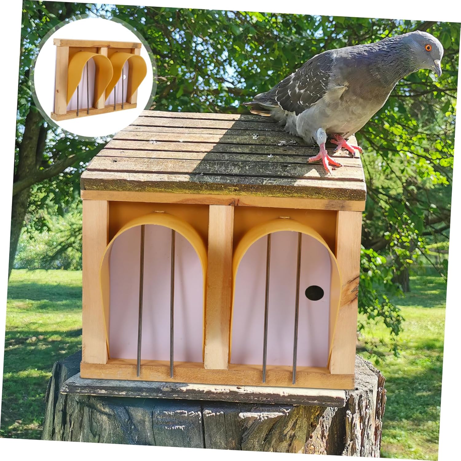 YARNOW Elegant European Style Bird Cage Door Pigeon House Entrance Pigeon Racing Accessory