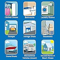 Vista 6 de DampRid FG01LV Absorbedor de humedad, vainilla lavanda, 10.5 onzas