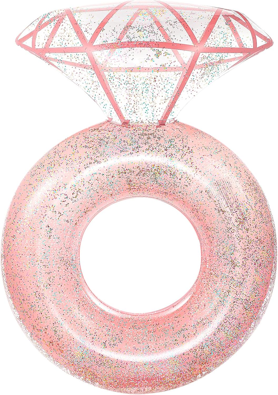 Inflatable Diamond Ring Pool Float