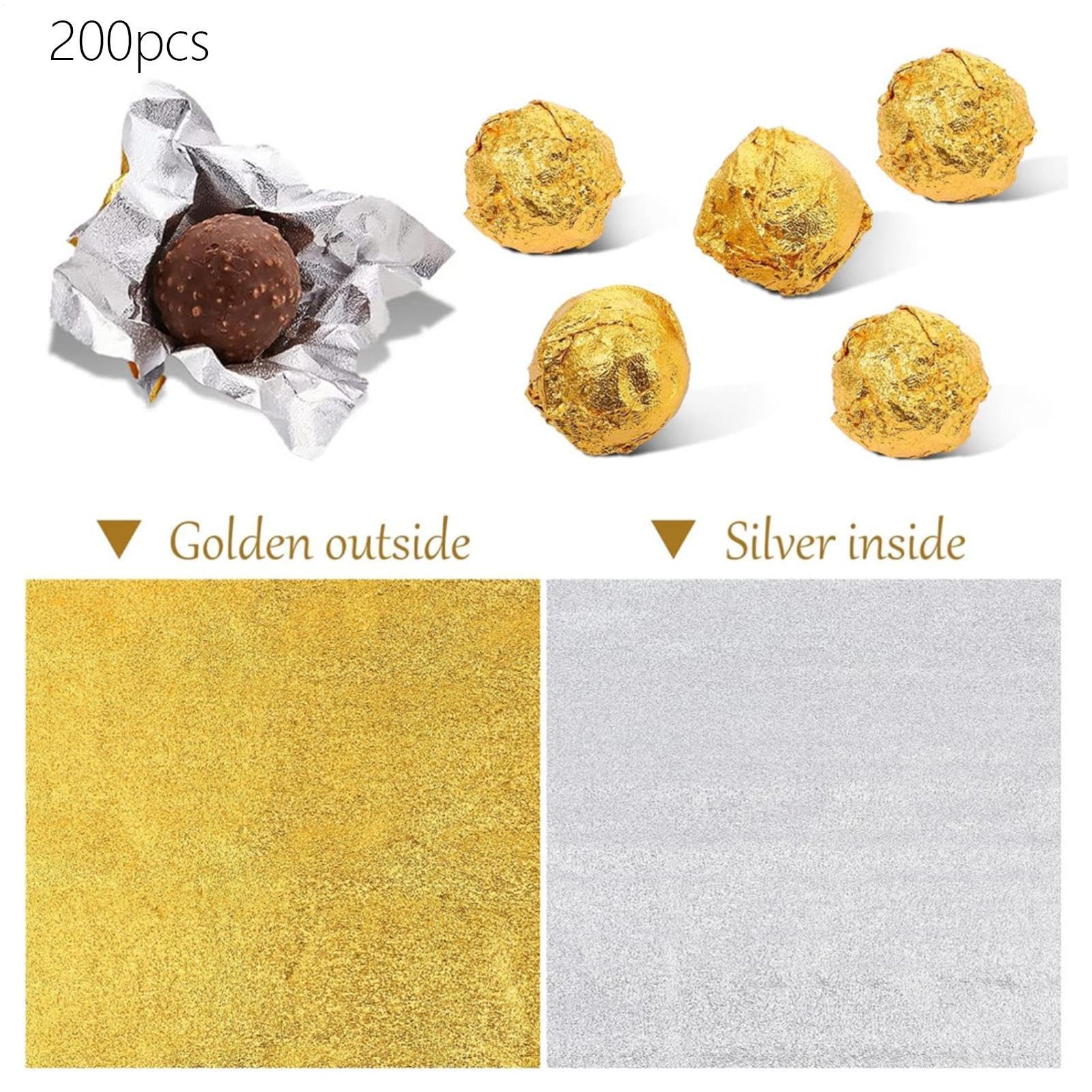 Candy Wrappers for Homemade Candy, Chocolate Wrappers, Candy Bar Wrappers, Chocolate Wrapping Paper, Gold Aluminum Foil, Chocolate Bar Packaging, Candy Packaging Paper, Wrapping Paper for Homemade