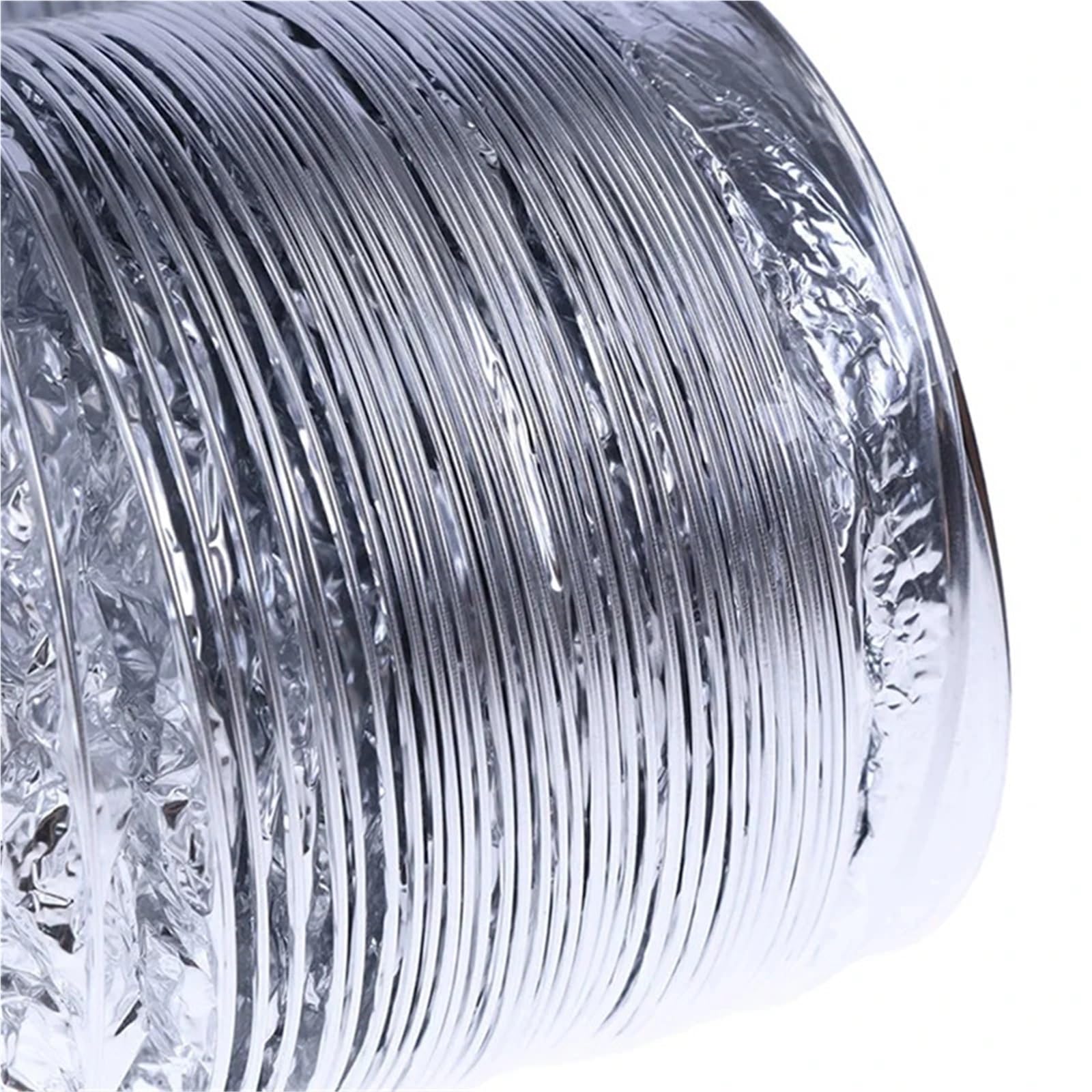 3 uds tubo de ventilación aluminio PVC aire manguera conducto escape Flexible sistema para Campana Extractora