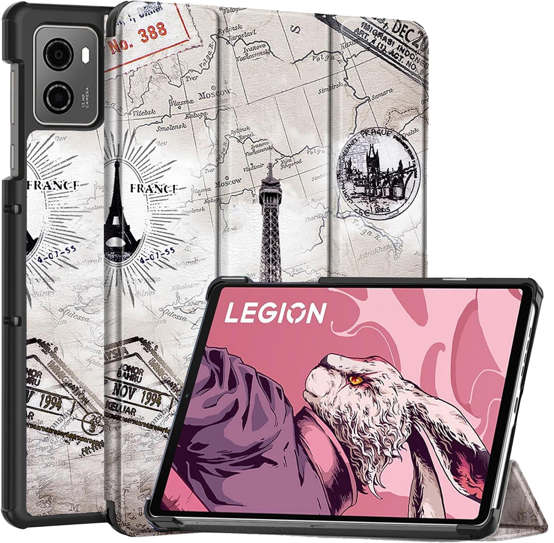 ProElite Cover for Lenovo Legion Tab 8.8 inch Case Cover, Smart Trifold Flip Case Cover for Lenovo Legion Tab 8.8 inch, Eiffel (B0D8L8R8R7) Amazon Price History, Amazon Price Tracker